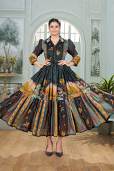 Zehra - Heavy Fancy Long Western Dress