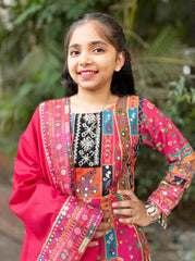 TUHI HEAVY FANCY CHILDREN PAIR WITH DUPATTA SET
