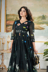AARVI LONG WESTERN DRESS