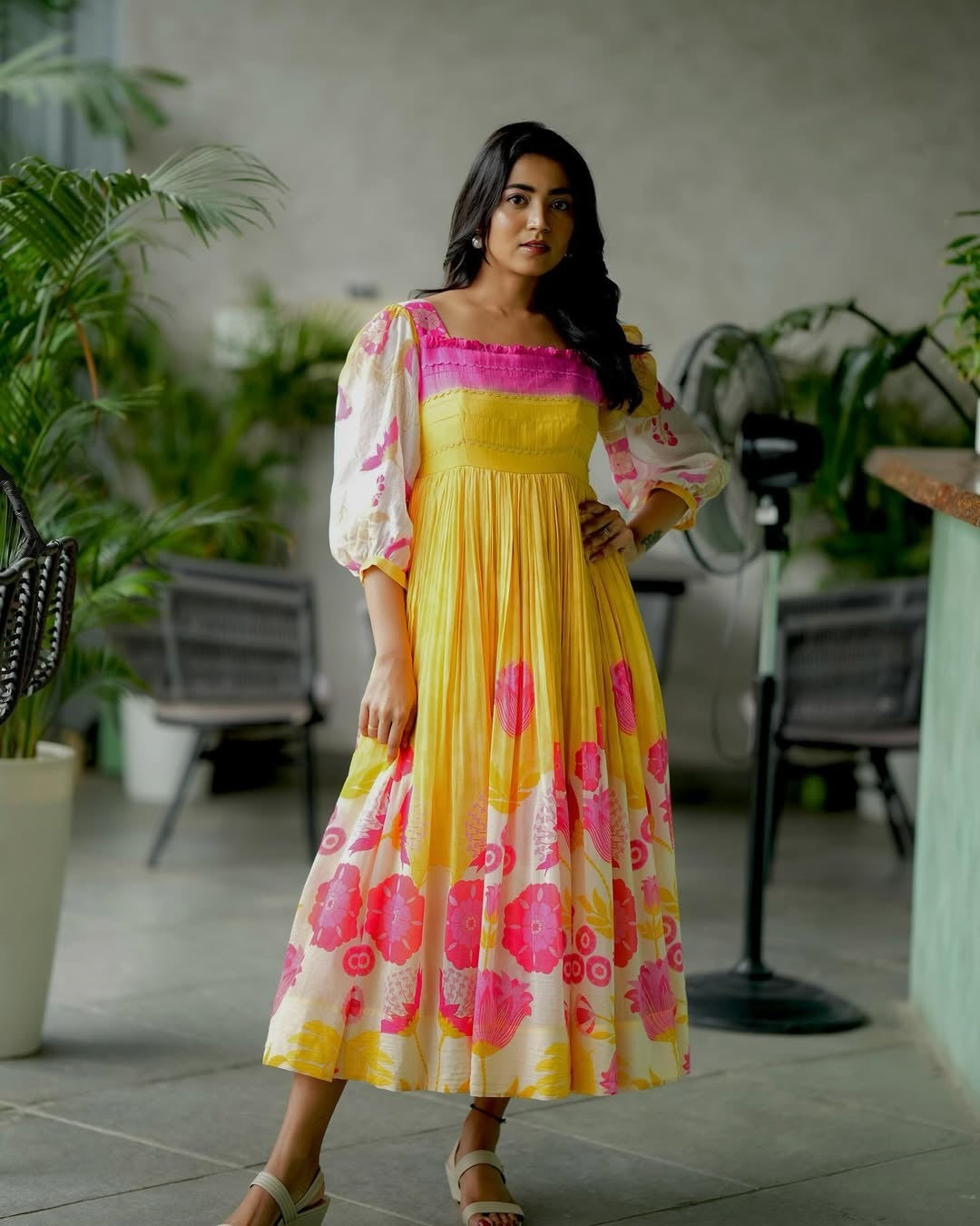 Weena Long Western Dress