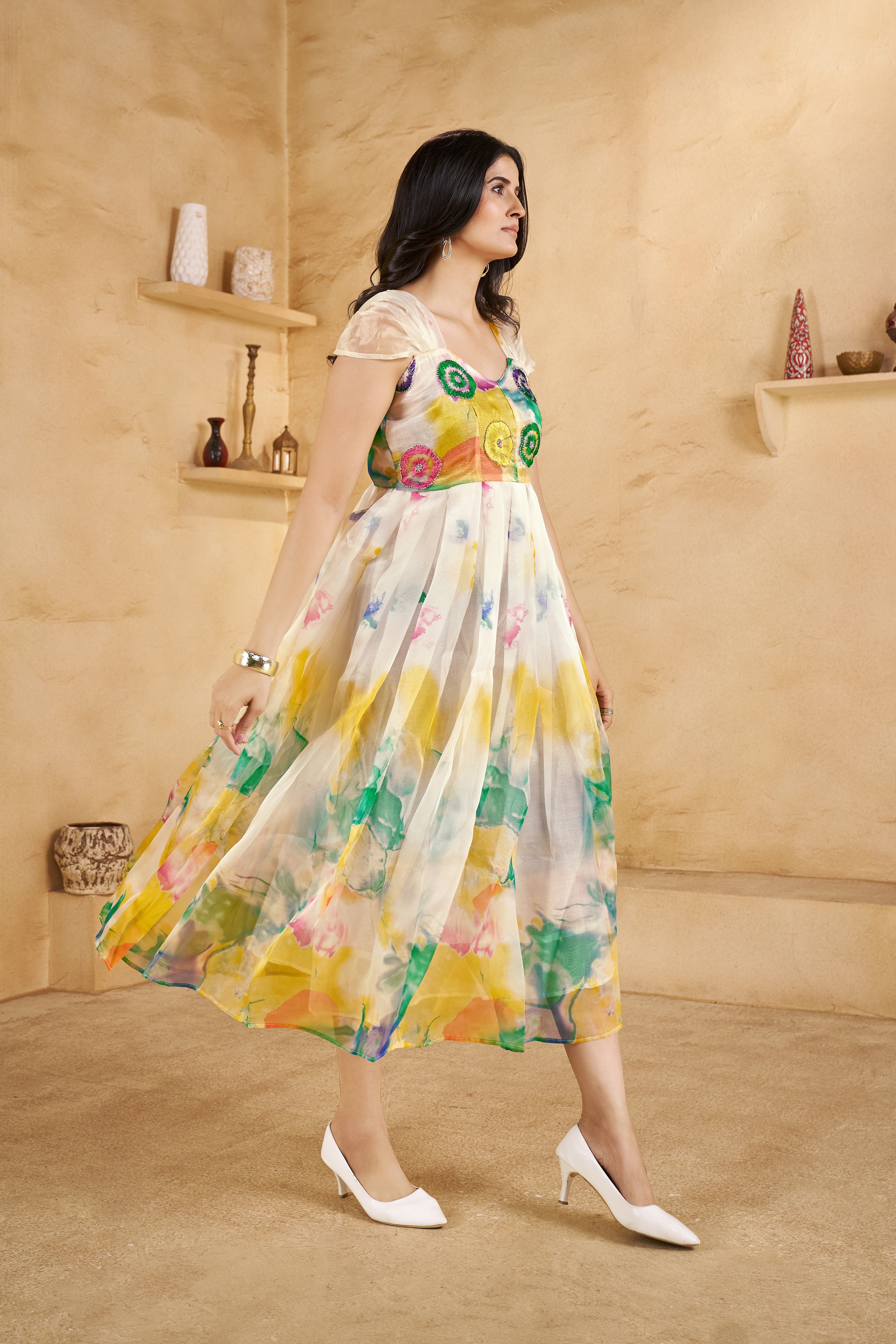 Liyana -Orgenza Long Western Wear