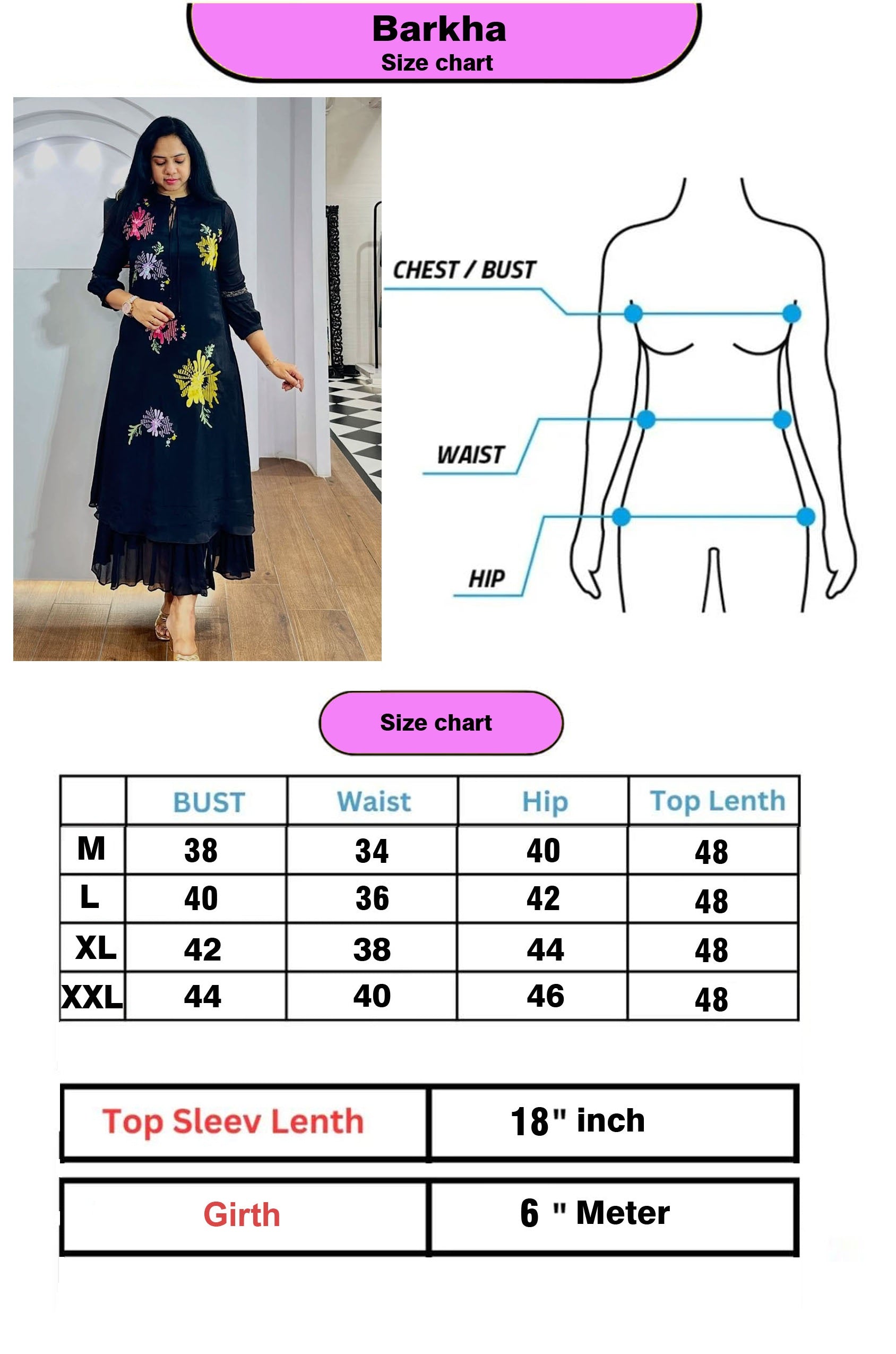 Barkha A-Line Kurti