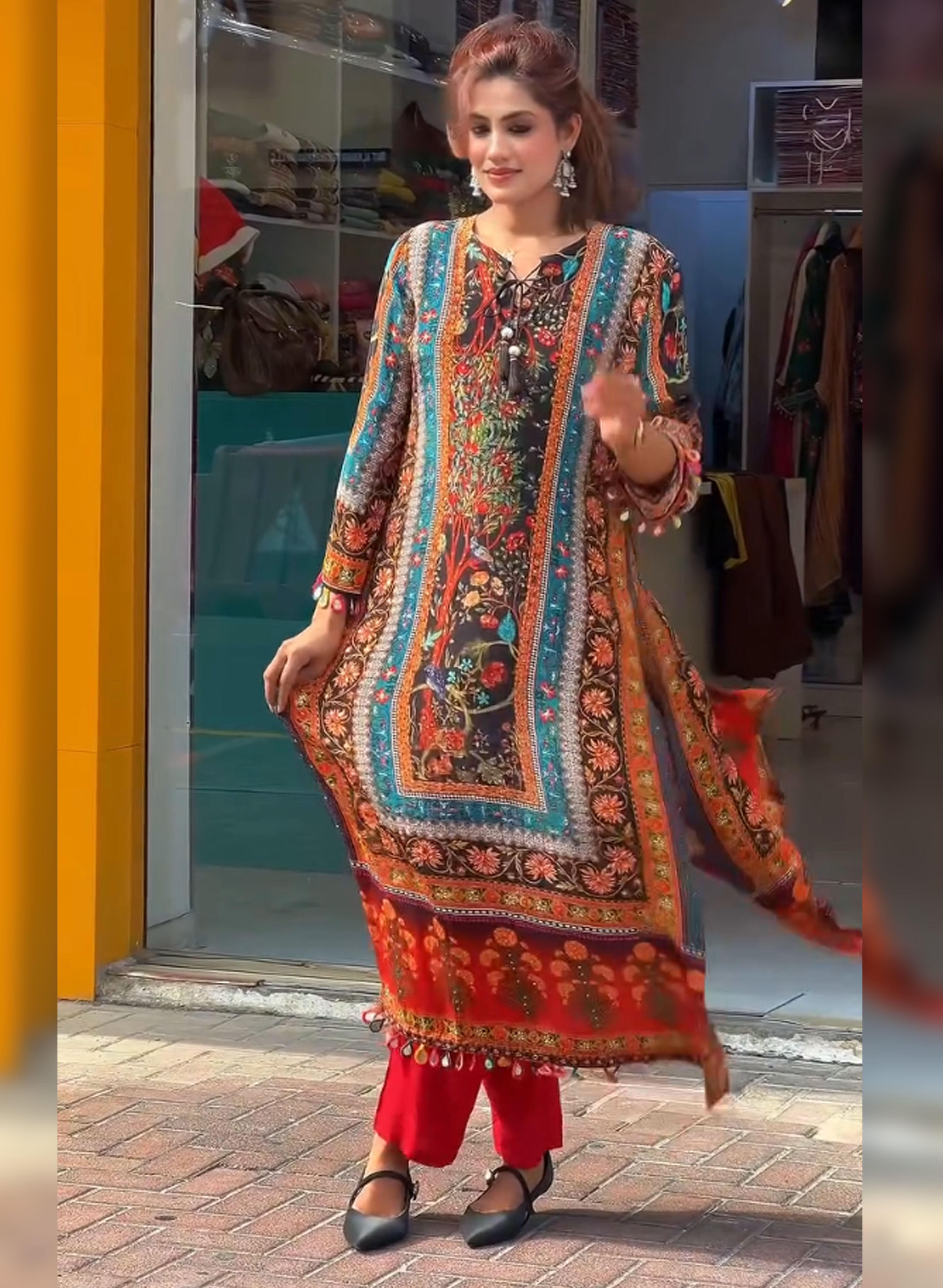 Hoora-heavy Fancy kurta & Pent set