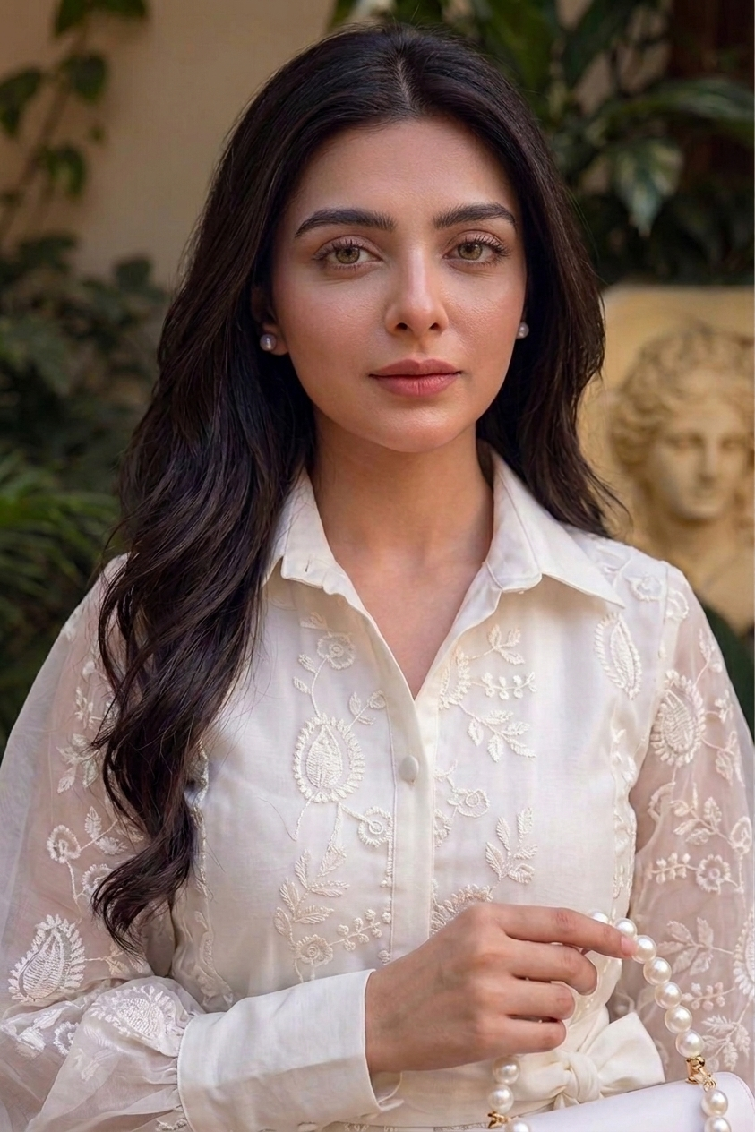Amirah-Long Western  Shirt Style Dress