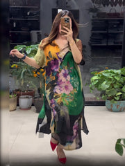 LUMINA LONG SHIRT STYLE DRESS