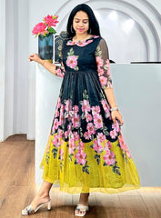 Sayani-Long  Fancy Western Dress
