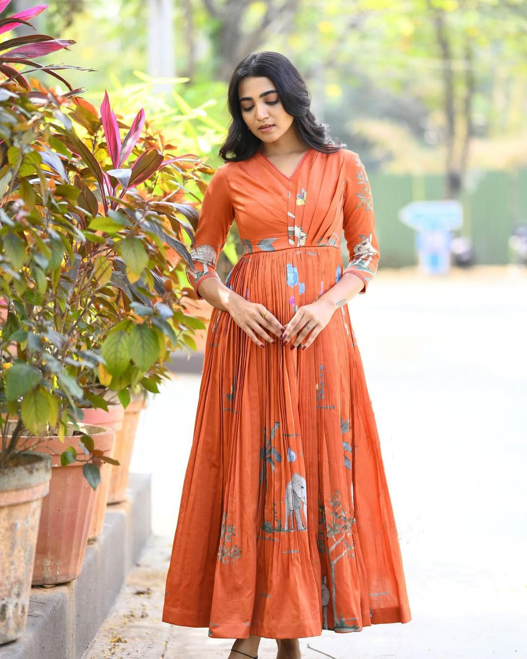 Ghori  Long Indo-Western Dress